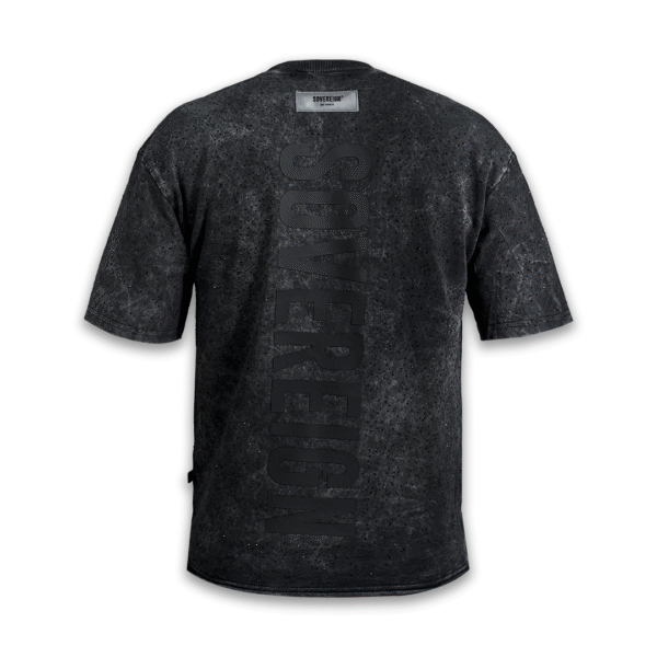 SOVEREIGN ALL DIAMOND GREY ACID SHIRT - Image 3