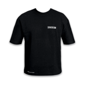 SOVEREIGN ALL DIAMOND BLACK SHIRT