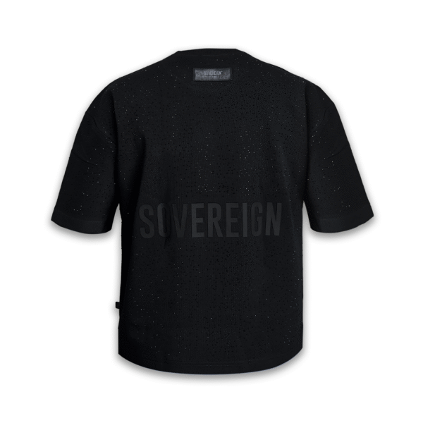 SOVEREIGN ALL DIAMOND BLACK SHIRT - Image 3