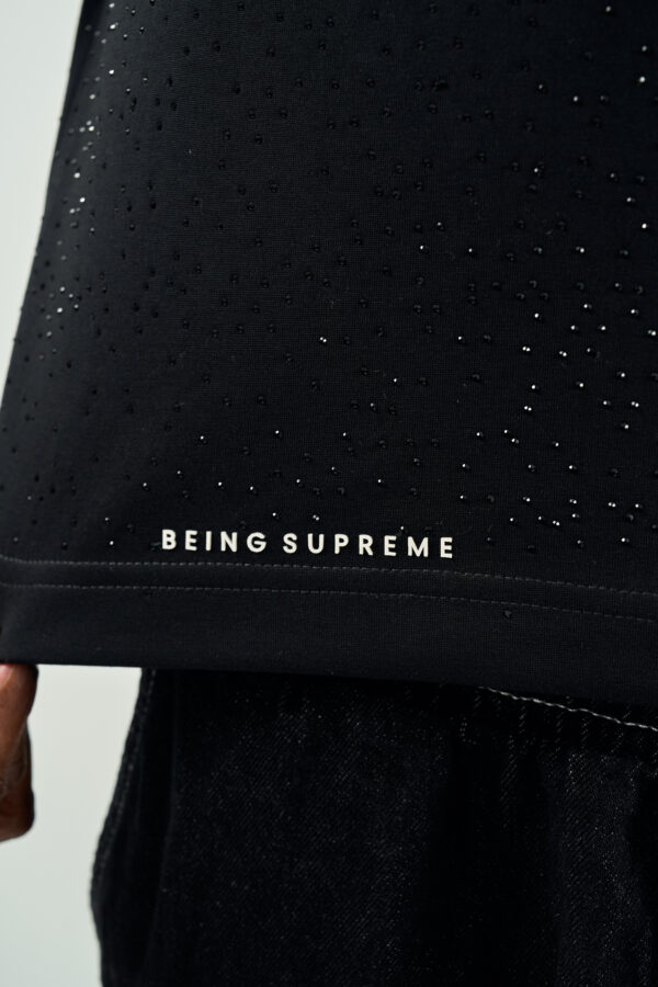 SOVEREIGN ALL DIAMOND BLACK SHIRT BOXY - Image 5