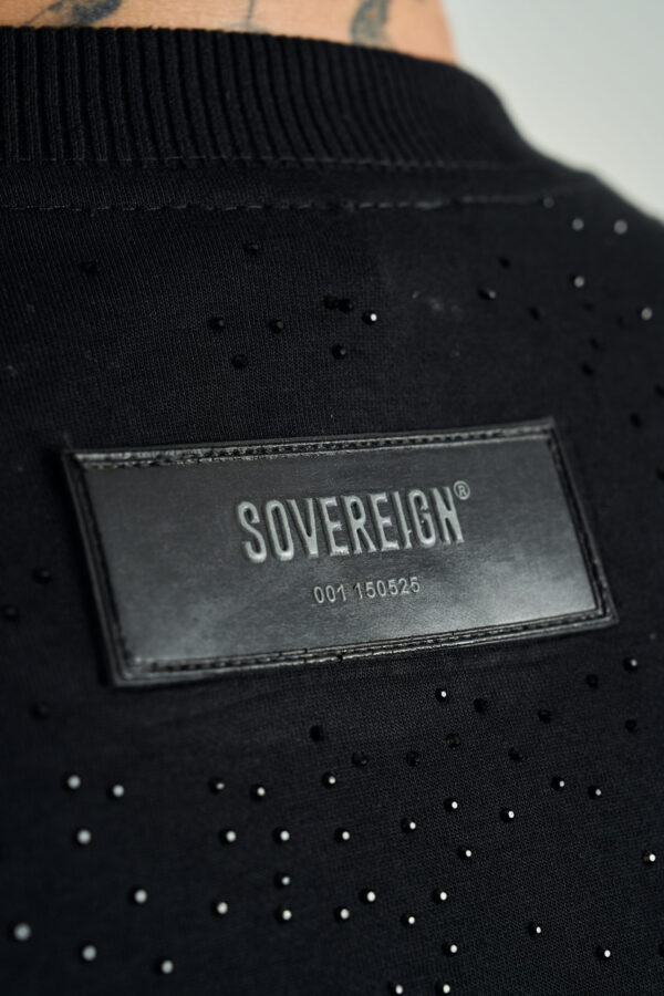 SOVEREIGN ALL DIAMOND BLACK SHIRT - Image 5
