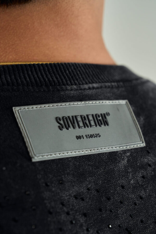 SOVEREIGN ALL DIAMOND GREY ACID SHIRT - Image 6