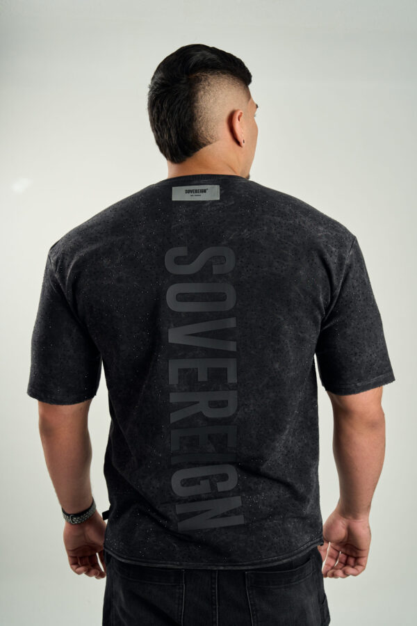 SOVEREIGN ALL DIAMOND GREY ACID SHIRT - Image 4