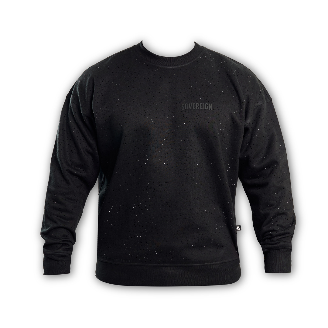 ALL DIAMOND SWEATSHIRT ALL BLACK