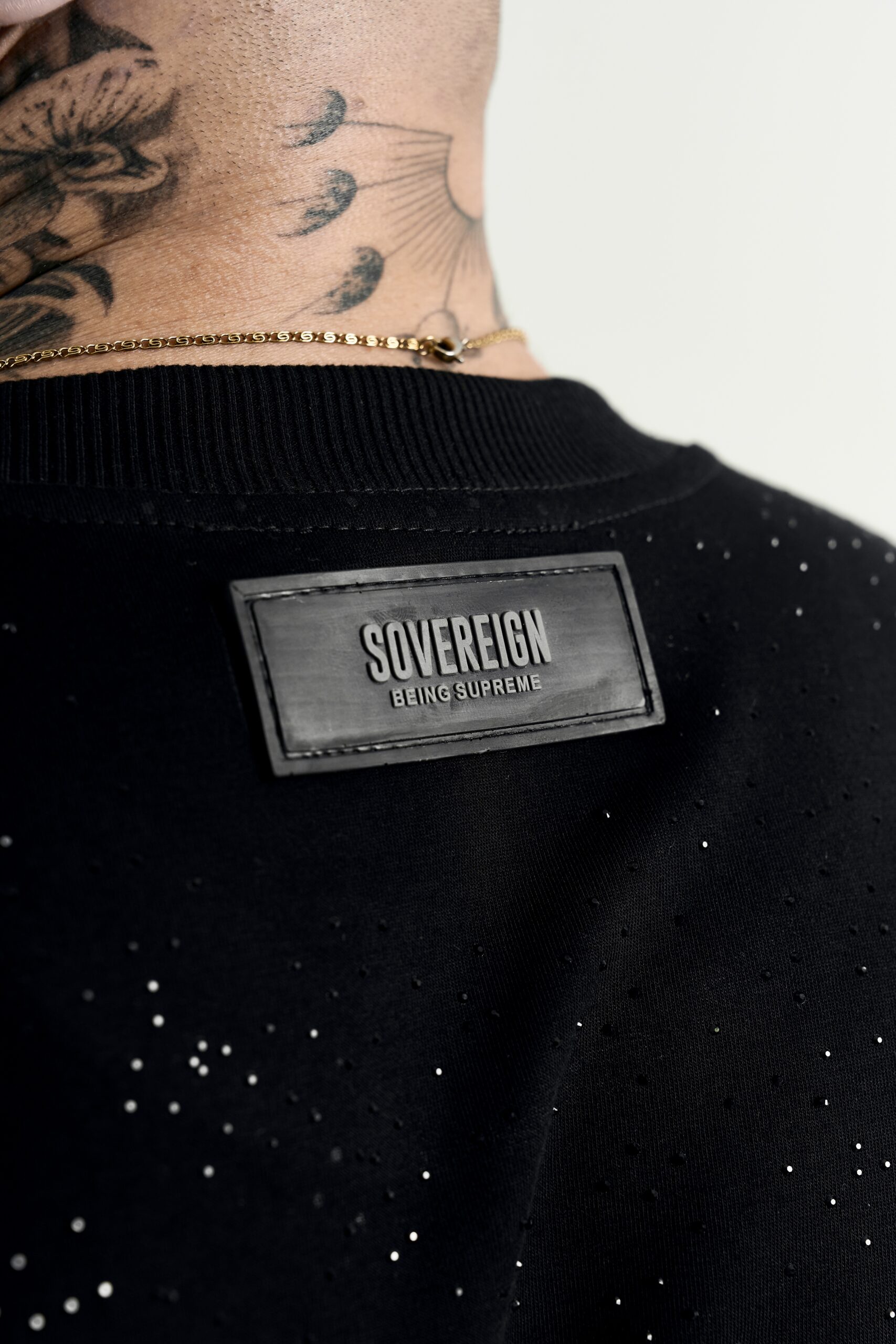 ALL DIAMOND SWEATSHIRT ALL BLACK - Image 4